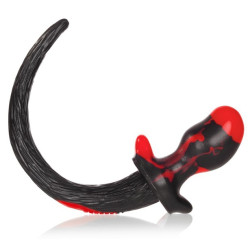 Oxballs Plug Queue de chien Mastiff 12 x 7 cm Rouge